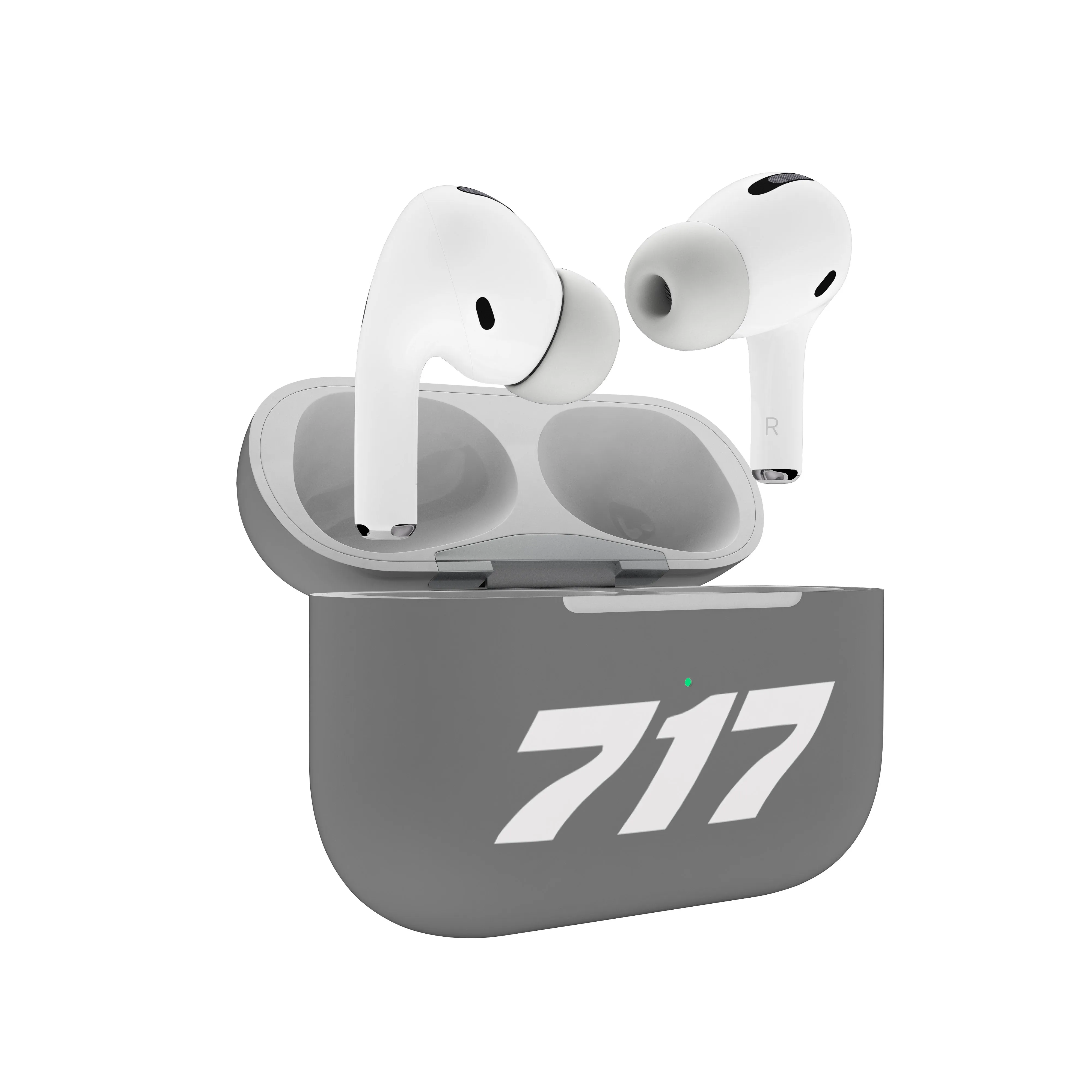 717 Flat Text Designed AirPods "Pro" Cases