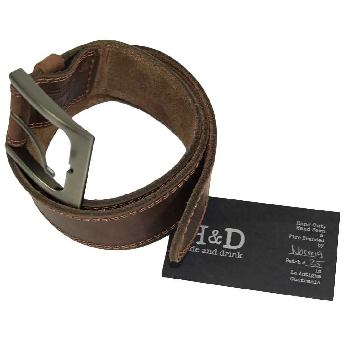 Big Boys' & Girls' Two Row Stitch 1.5" Belt