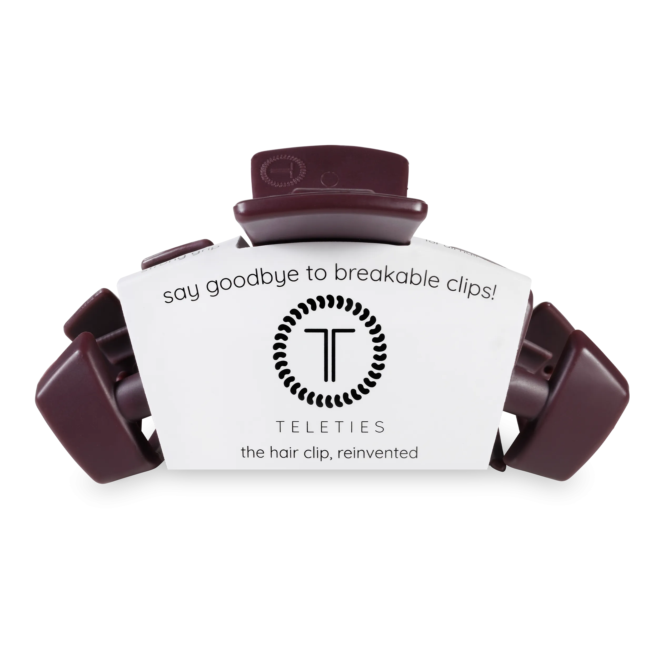 Classic Hair Clip | Large | Burgundy Bliss