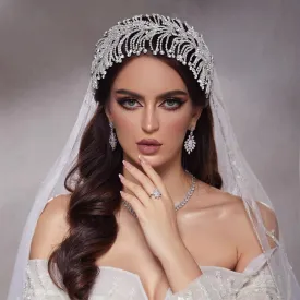Fashion Rhinestone Tiara Wedding Headbands Bridal Hairbands