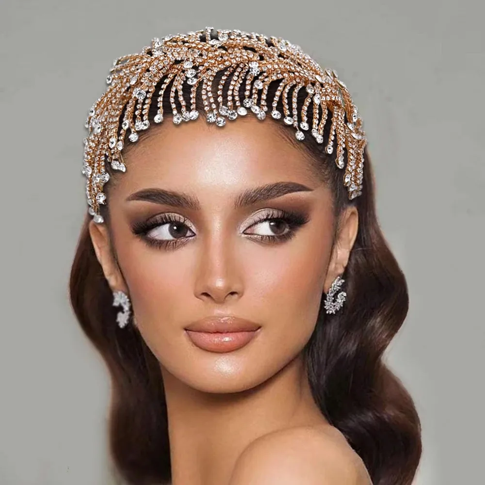 Fashion Rhinestone Tiara Wedding Headbands Bridal Hairbands