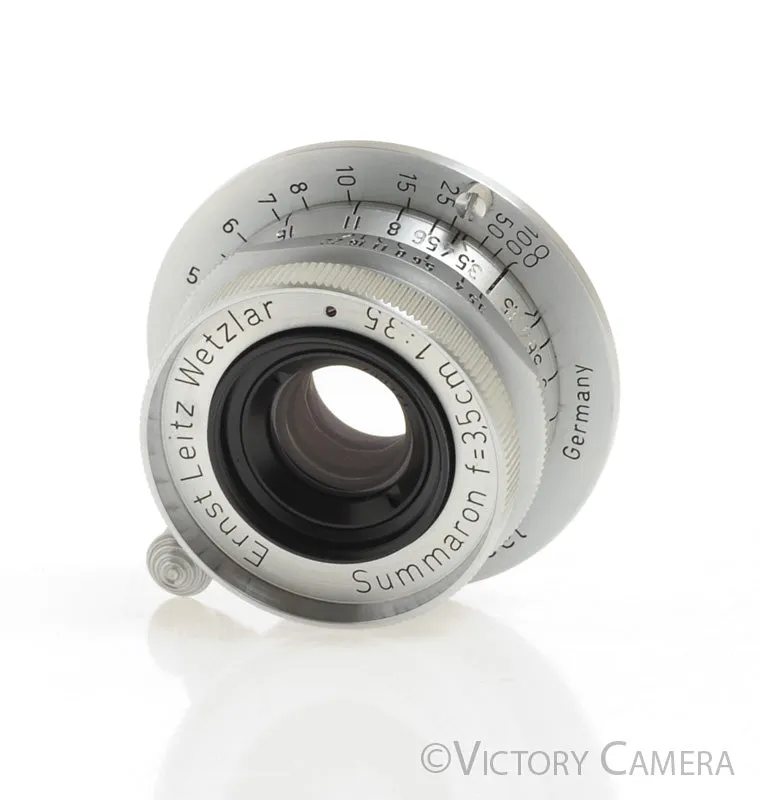 Leica Summaron 3.5cm 35mm F3.5 L39 LTM Screw Mount Lens (feet) -Clean-