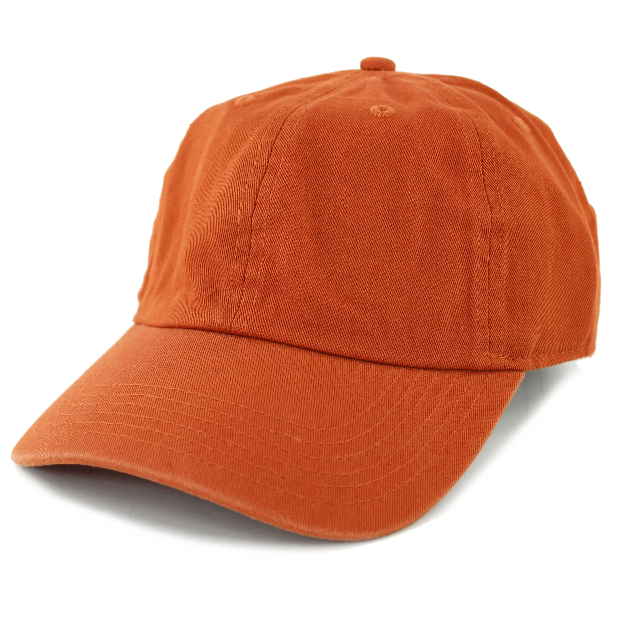 Newhattan 100% Cotton Solid Color SOFT Baseball Caps 1400